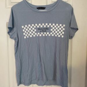 Light Blue Abercrombie & Fitch T-Shirt
